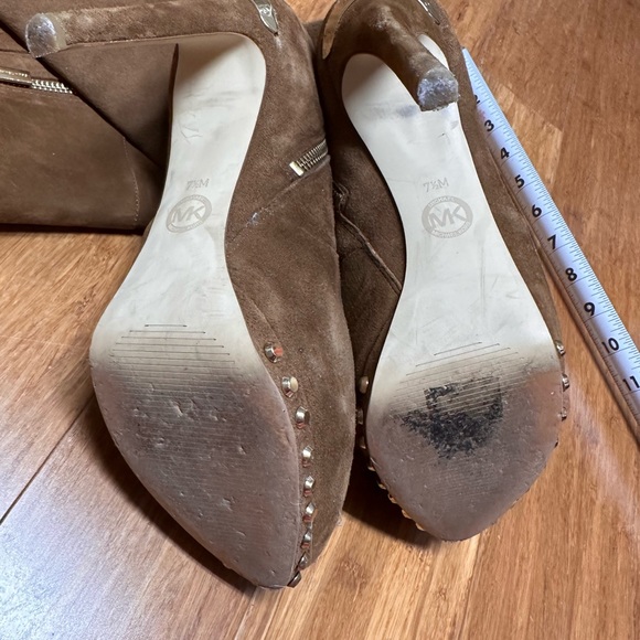 Michael kors suede knee high brown boots 7.5 EUC - Picture 4 of 8